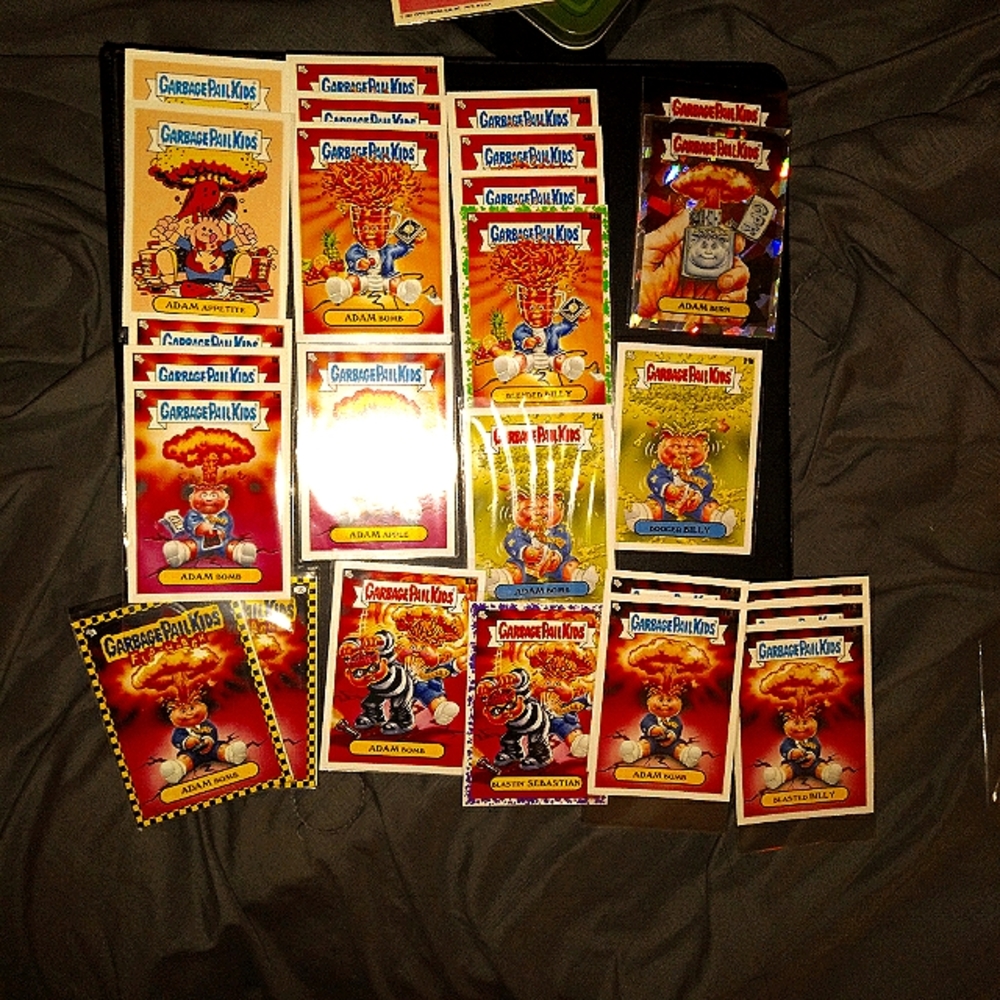 Garbage Pail Kids Adam Bomb & Blasted Billy Lot